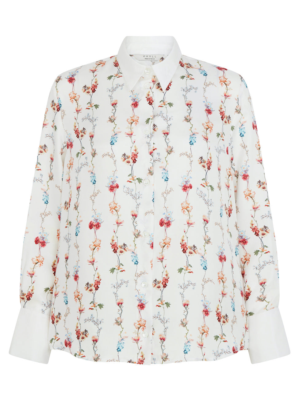 Hannah Silk Shirt White