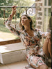 Tia Silk Shirt Dress Sky