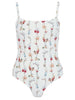 Shona Minimal Swimsuit White