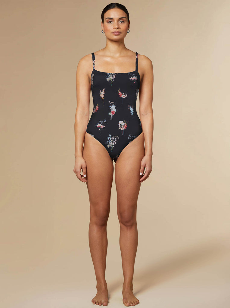 Shona Minimal Swimsuit Black