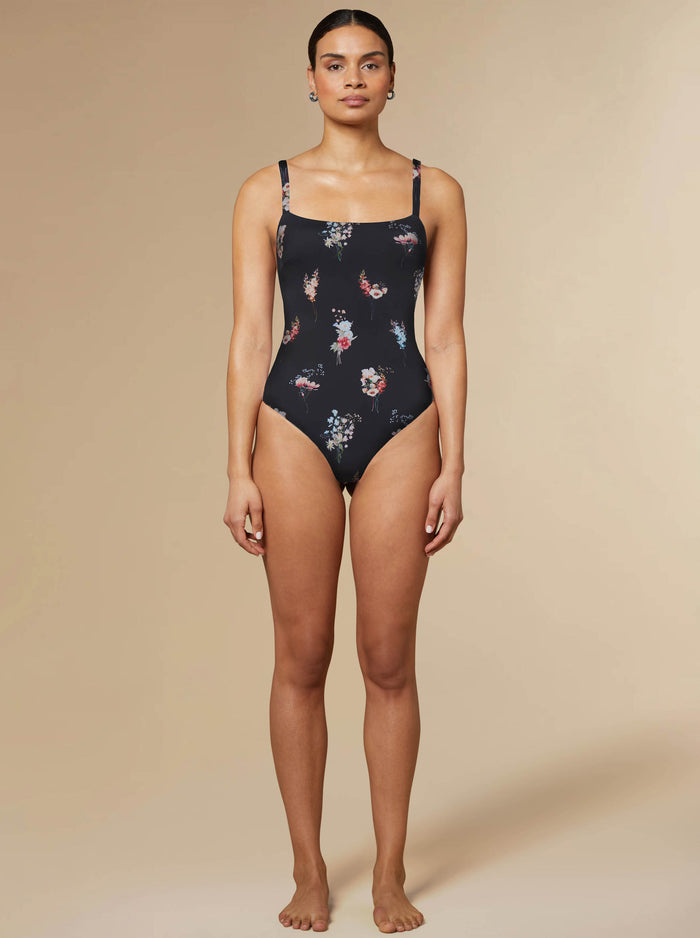 Shona Minimal Swimsuit Black