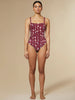 Shona Minimal Swimsuit Burgundy