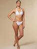 Eliza Halterneck Bikini Top White