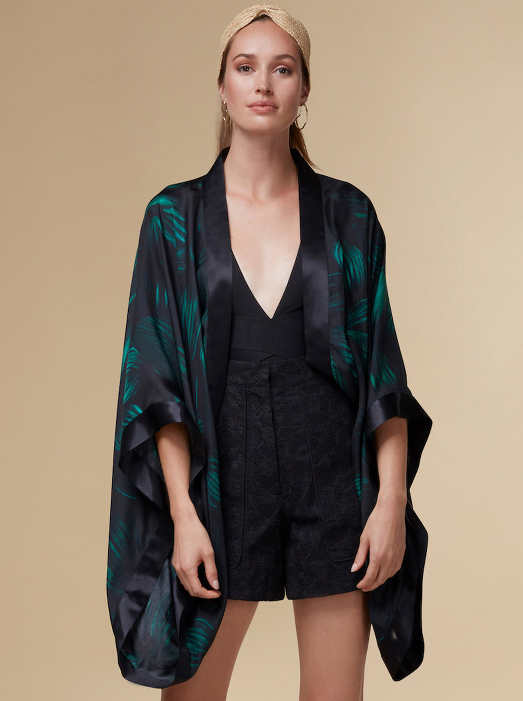 Kate Silk Kimono Top