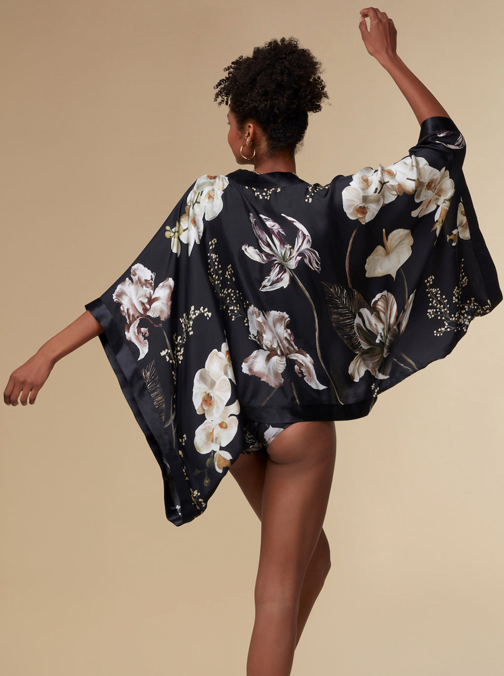 Alison Silk Kimono Top