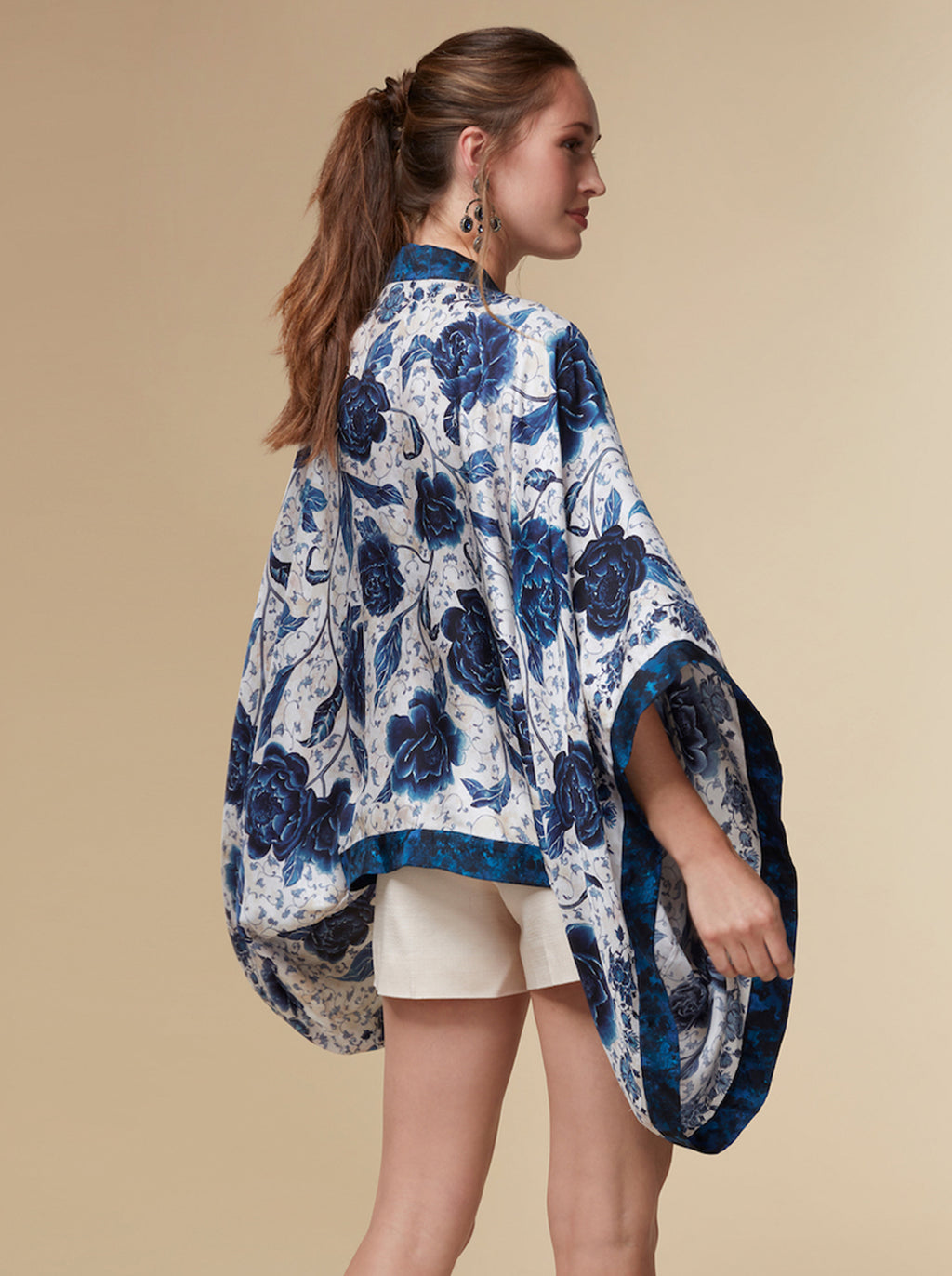 Florence Silk Kimono Top