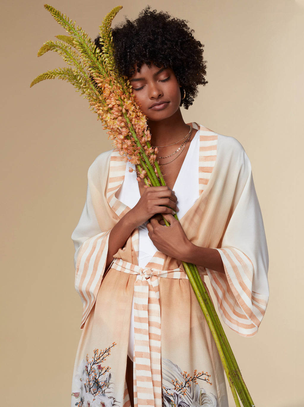 Josephine Silk Kimono Robe